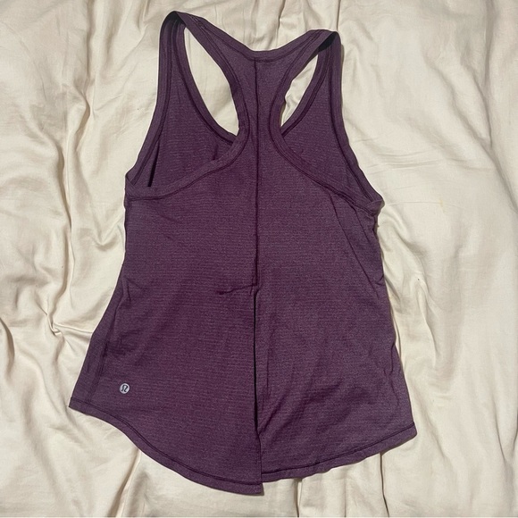 Lululemon Tie It Up Singlet Heathered Plum Size 4 - Picture 7 of 11